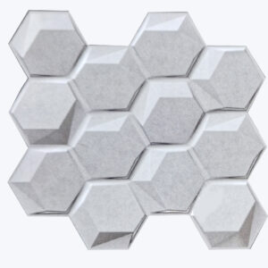 538mmX500mm Hexagon – 3D Panel
