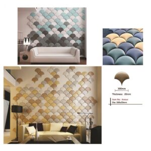 Amour (3D Mosaic Series) – Soft Leather Padded Panel