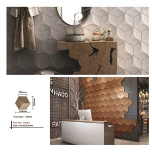 Google (3D Mosaic Series) – Soft Leather Padded Panel