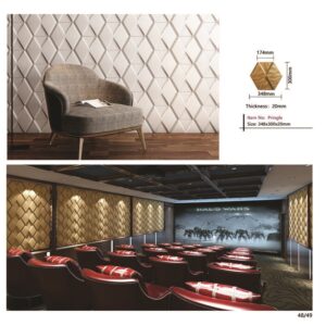Pringle (3D Mosaic Series) – Soft Leather Padded Panel