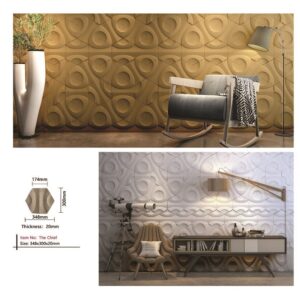 The Chief (3D Mosaic Series) – Soft Leather Padded Panel
